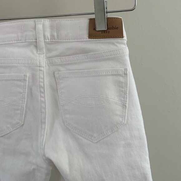 abercrombie kids Super Skinny White Jean size 9/10 - Picture 4 of 7